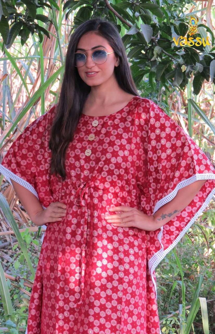 Vassu Kaftan kurti Wholesale catalog 