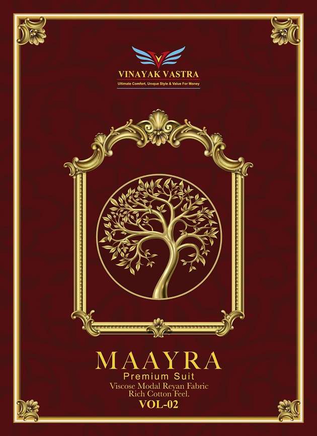 Vinayak Vastra Maayra Vol-2 -Dress Material -Wholesale Catalog