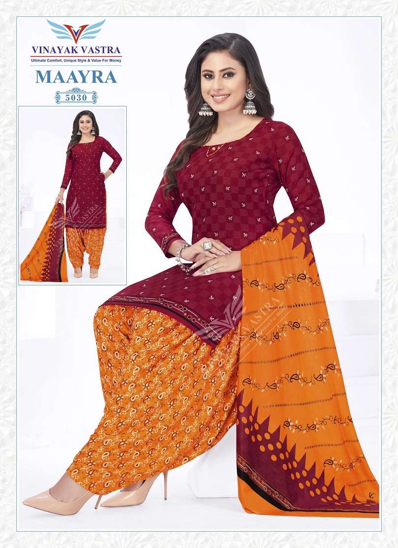 Vinayak Vastra Maayra Vol-2 -Dress Material -Wholesale Catalog