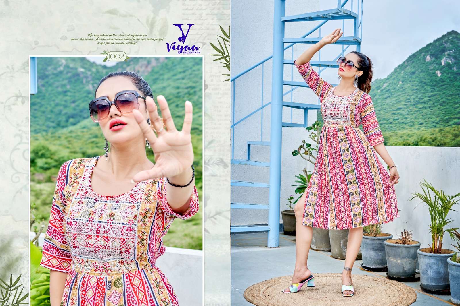 VIYAA DESIGNER MAIRA v5 Kurti Wholesale catalog