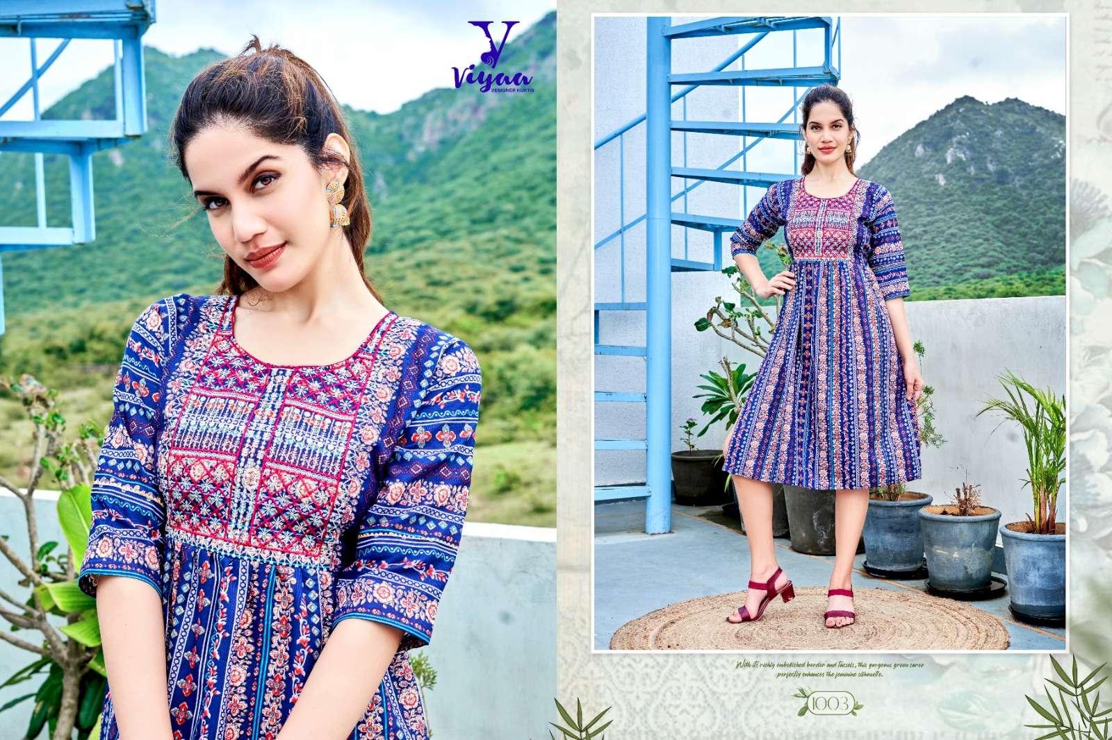 VIYAA DESIGNER MAIRA v5 Kurti Wholesale catalog