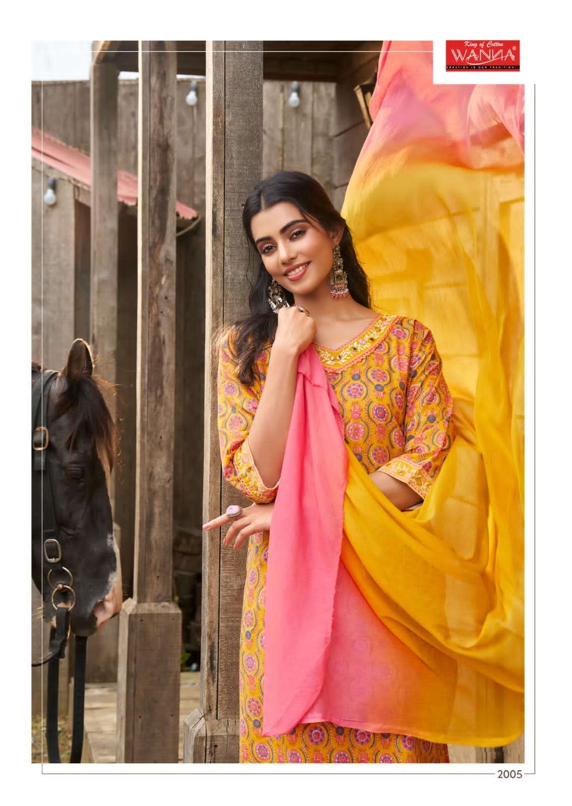 Wanna Cotton Candy Kurti Wholesale catalog