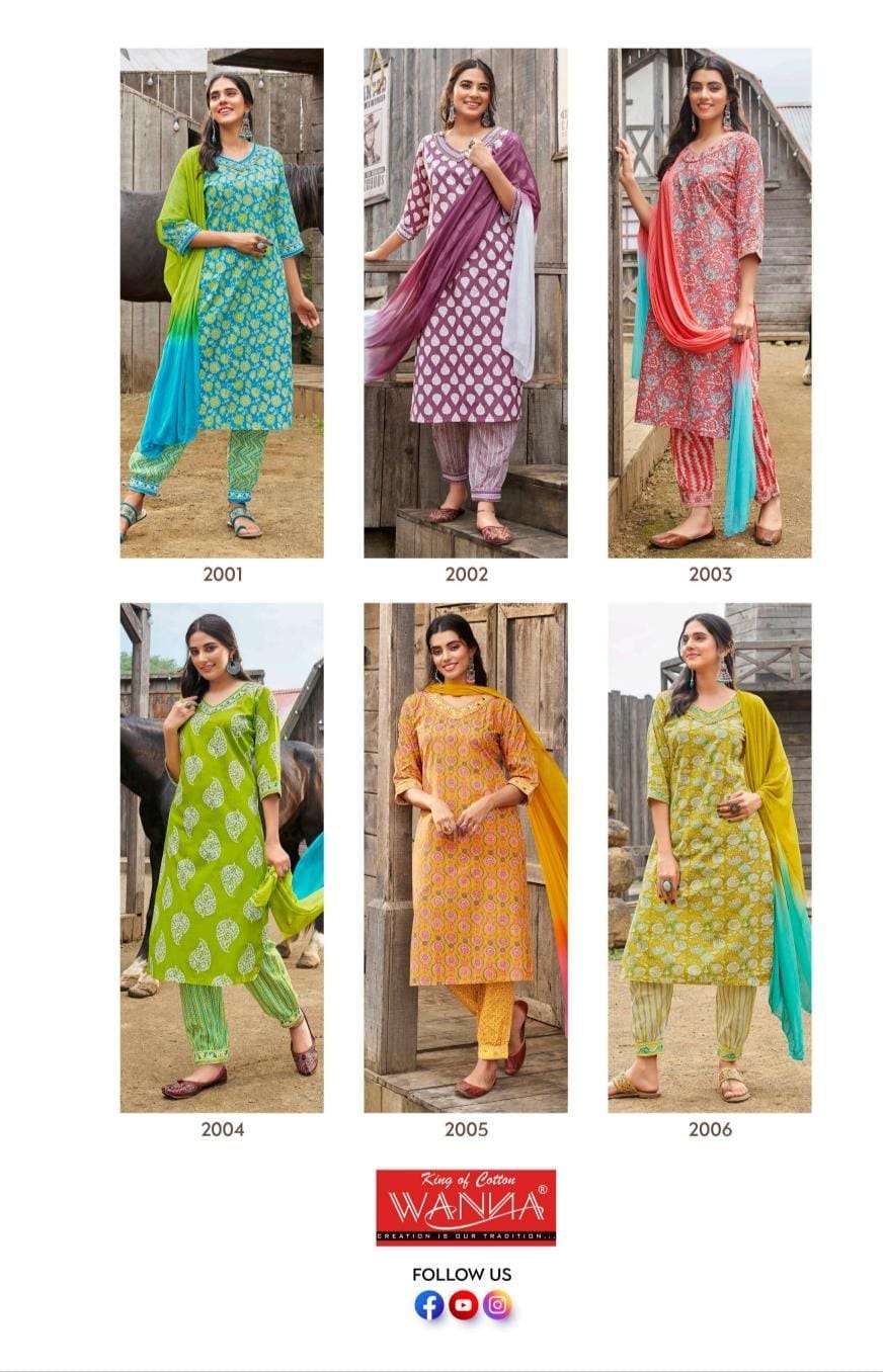 Wanna Cotton Candy Kurti Wholesale catalog