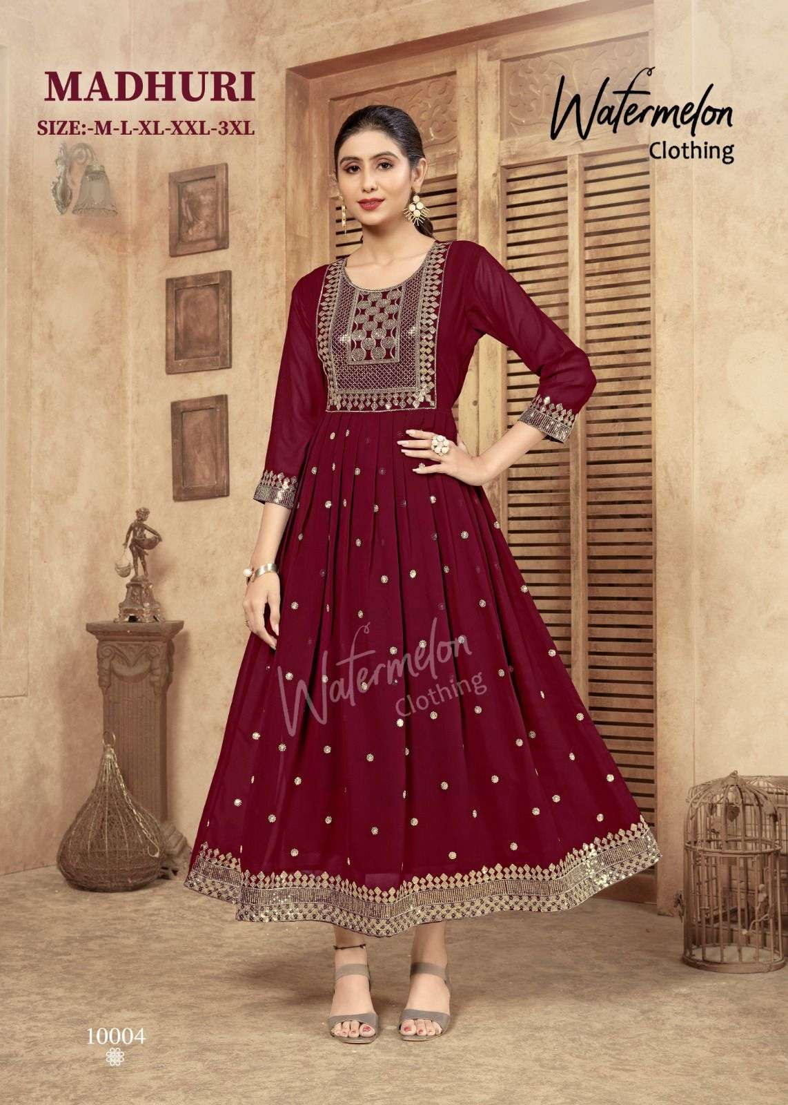 WATERMELON MADHURI Kurti Wholesale catalog