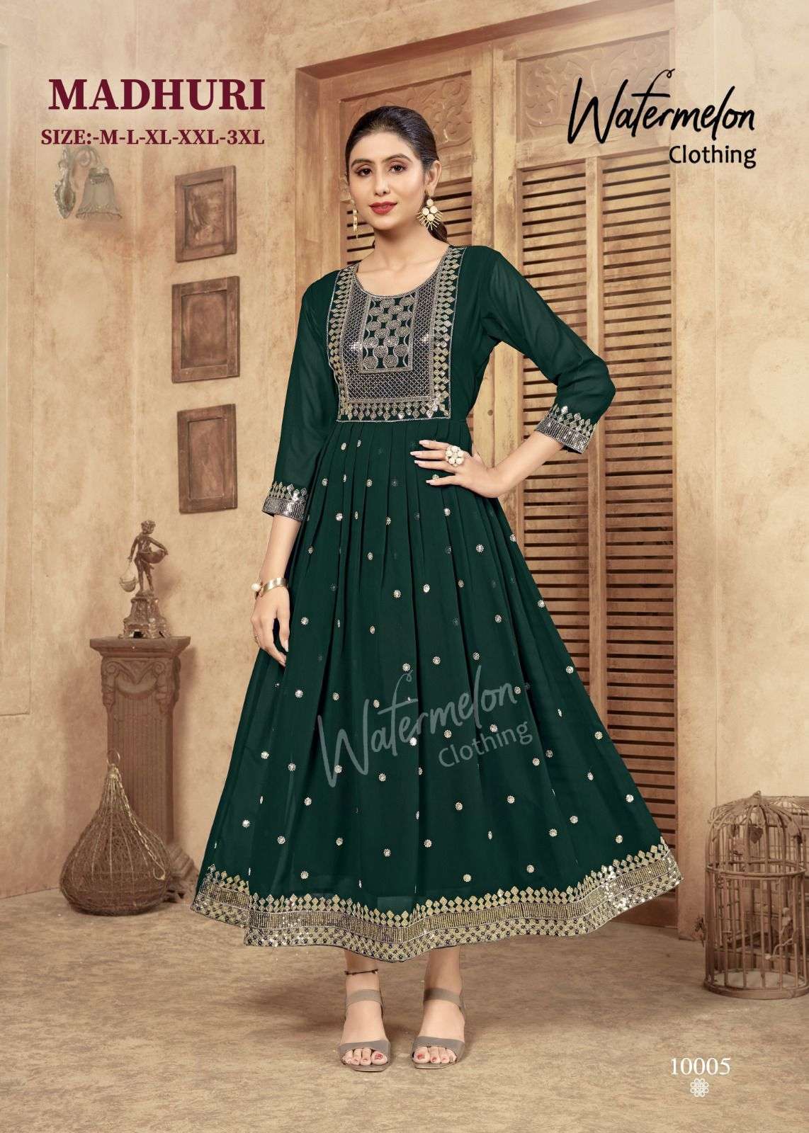 WATERMELON MADHURI Kurti Wholesale catalog