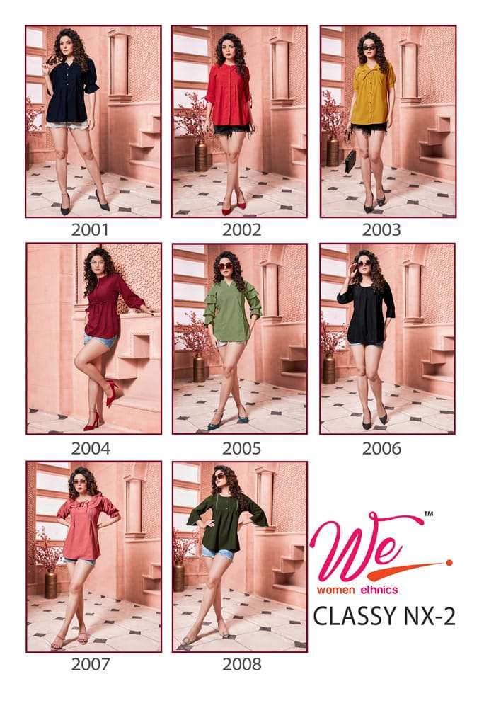 WE CLASSY Nx-2 Kurti Wholesale catalog