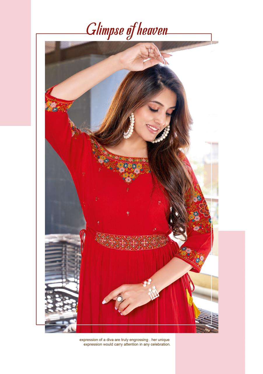 WOOGLEE NIRJA Kurti Wholesale catalog