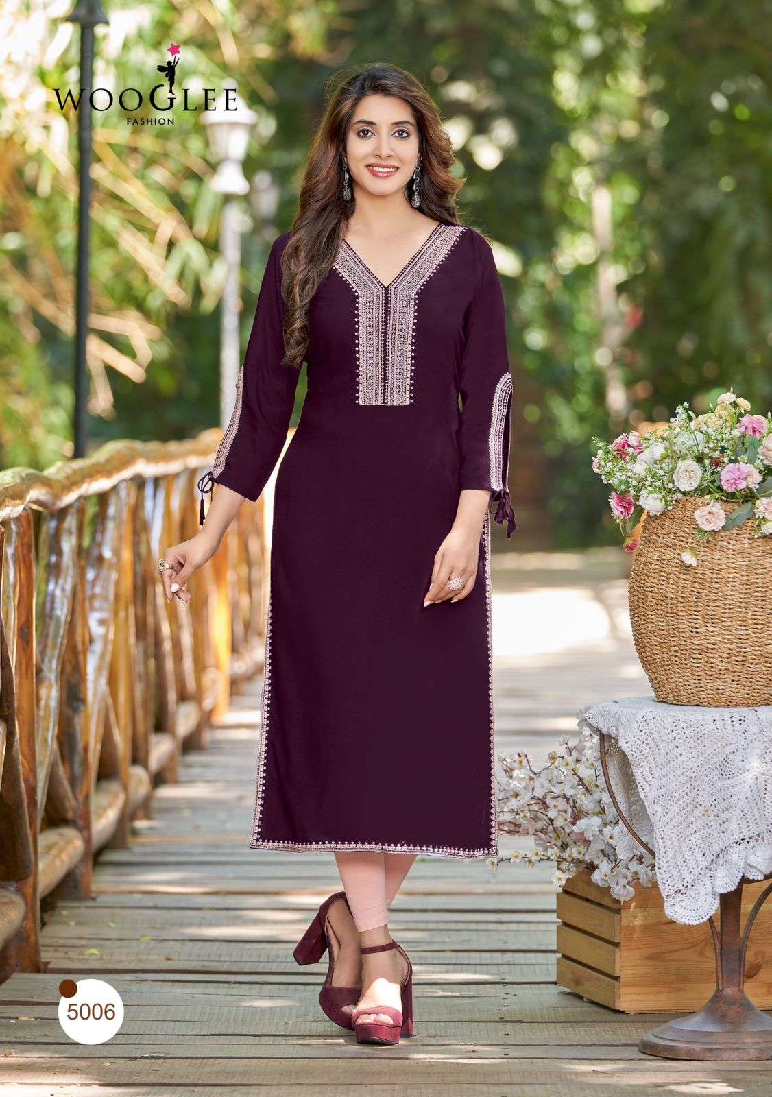 Wooglee SHLOKA Kurti Wholesale catalog