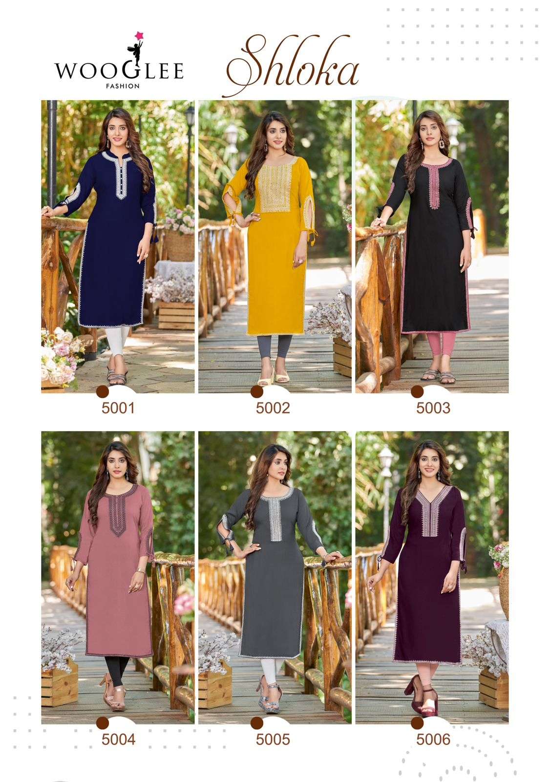 Wooglee SHLOKA Kurti Wholesale catalog