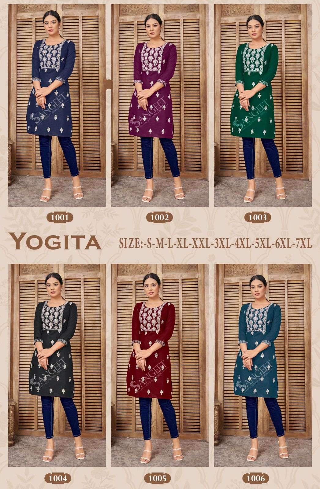 YOGITA MAGIC COTTON Kurti Wholesale catalog