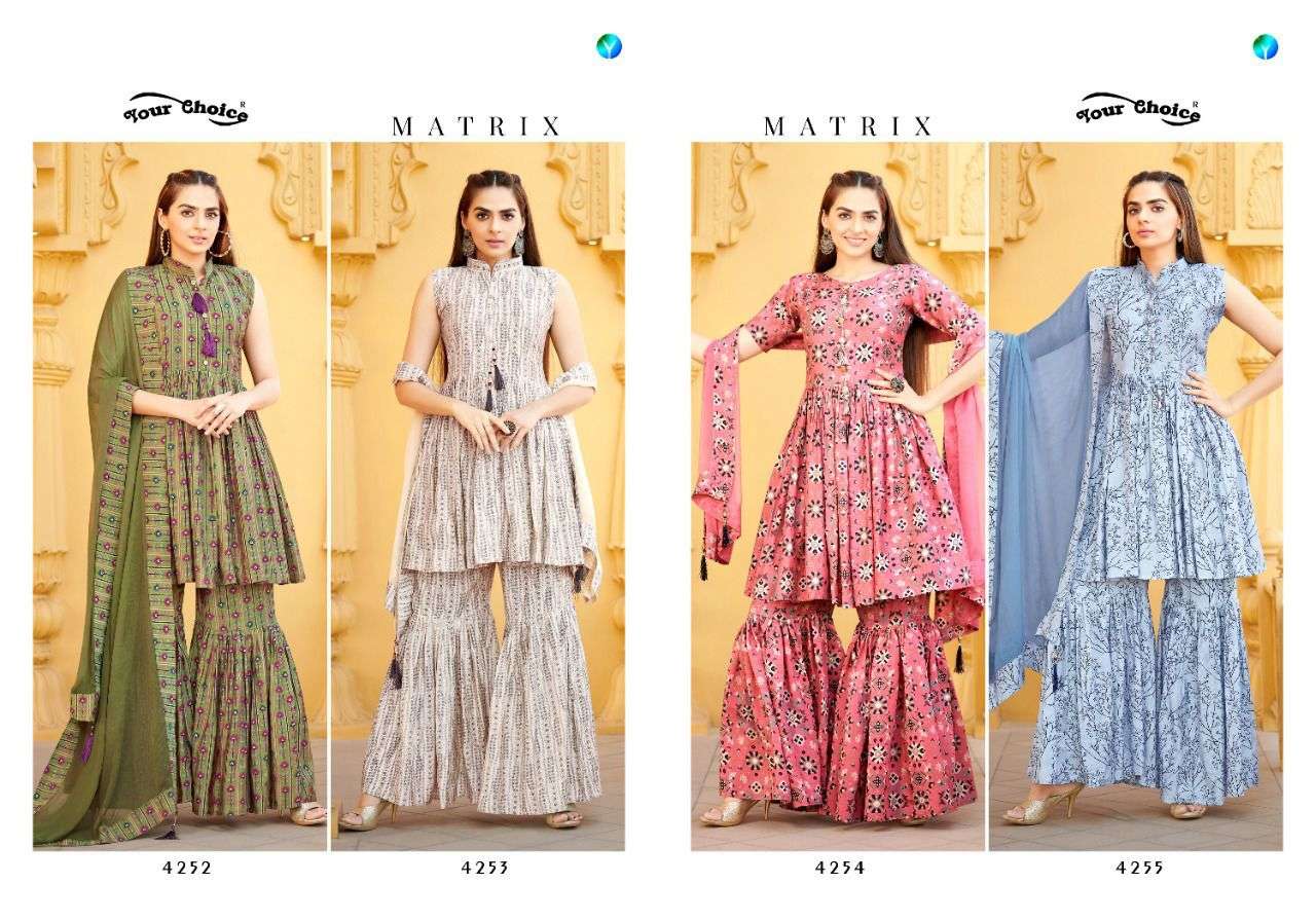 Your choice MatriX Salwar Kameez wholesale catalog