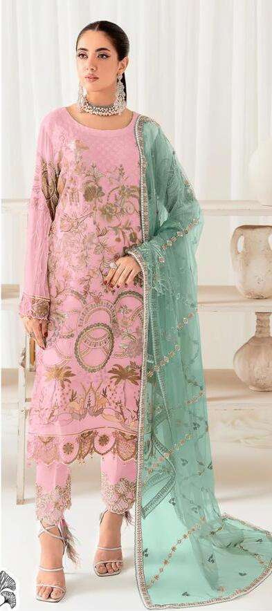Zaha Ramsha Vol 4 Pakistani Embroidery Salwar Kameez Wholesale catalog