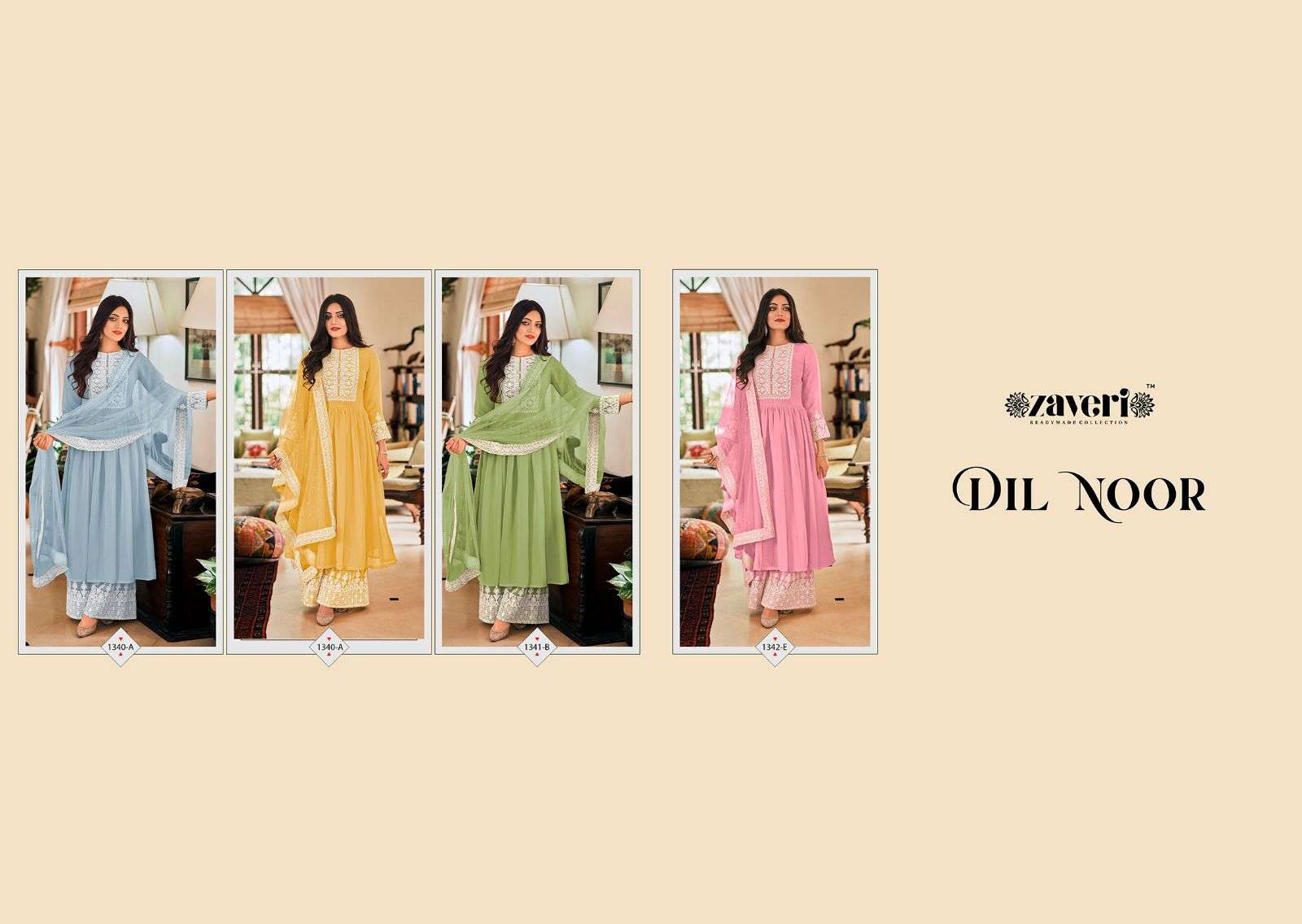 Zaveri DIL-NOOR Salwar Kameez Wholesale catalog