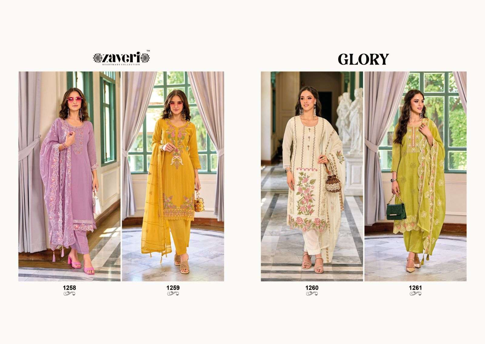 Zaveri Glory Salwar Kameez Wholesale catalog