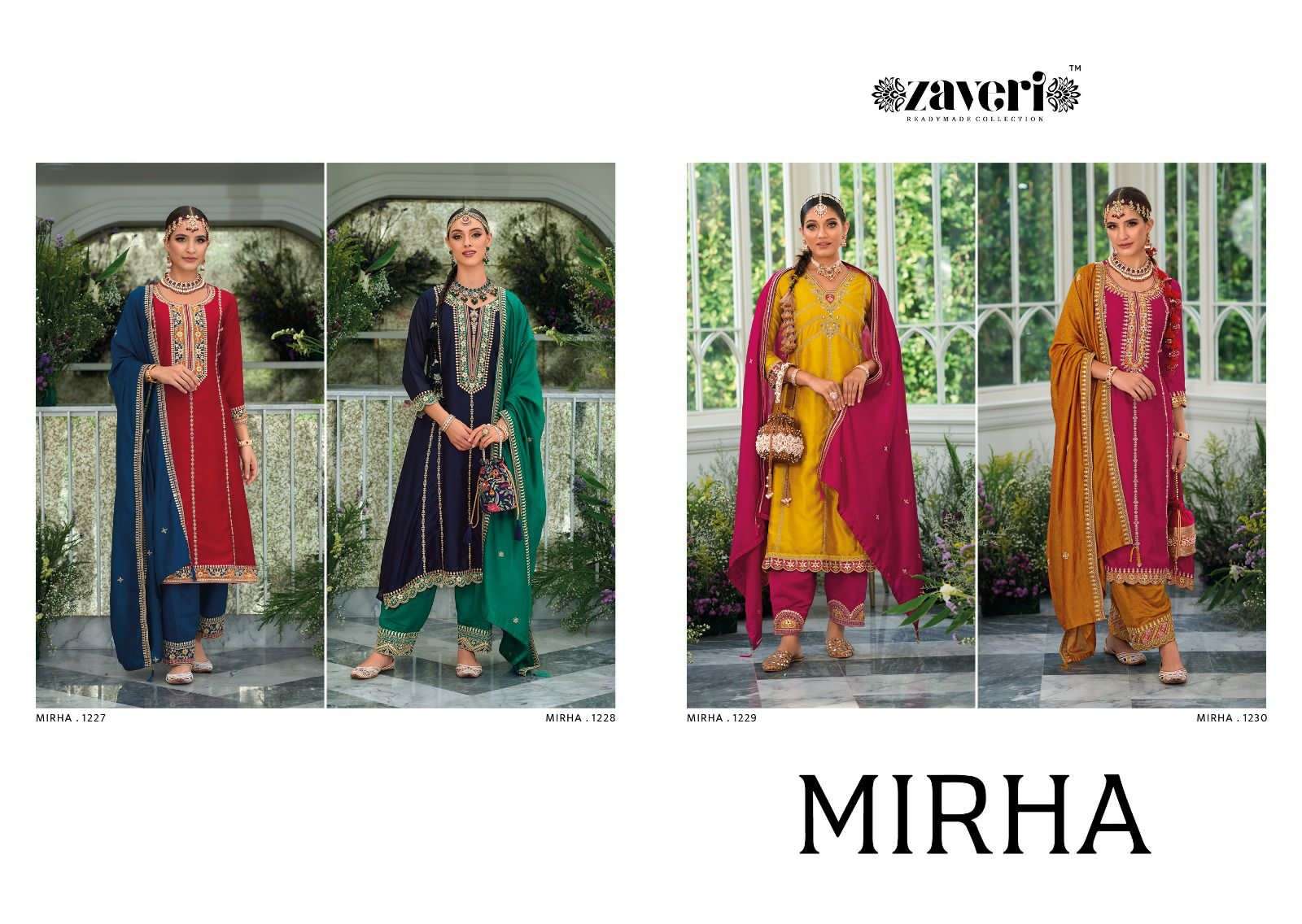 Zaveri MIRHA Salwar Kameez Wholesale catalog
