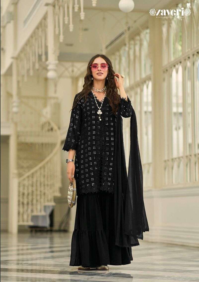 Zaveri presents BLACK - WHITE  vol-2 Salwar Kameez Wholesale catalog