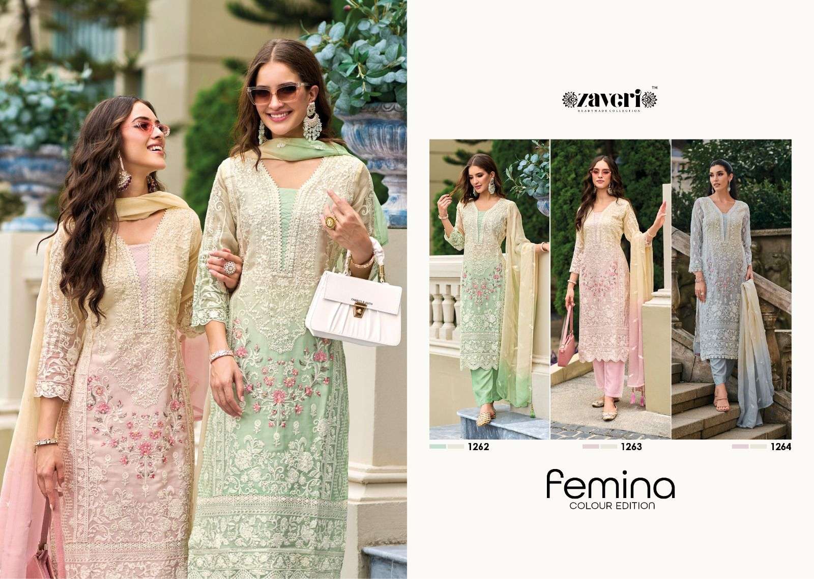 Zaveri presents FEMINA Salwar Kameez wholesale dress Wholesale catalog