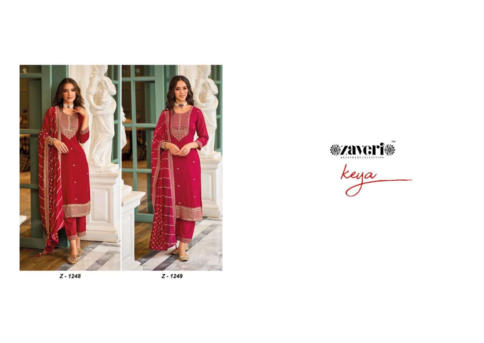 Zaveri presents KeYa Salwar Kameez Wholesale catalog