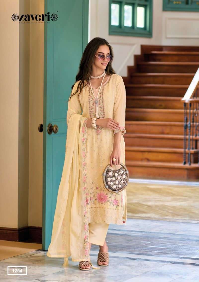 Zaveri Ruaab Soft Organza Designer Ready Made Wholesale catalog