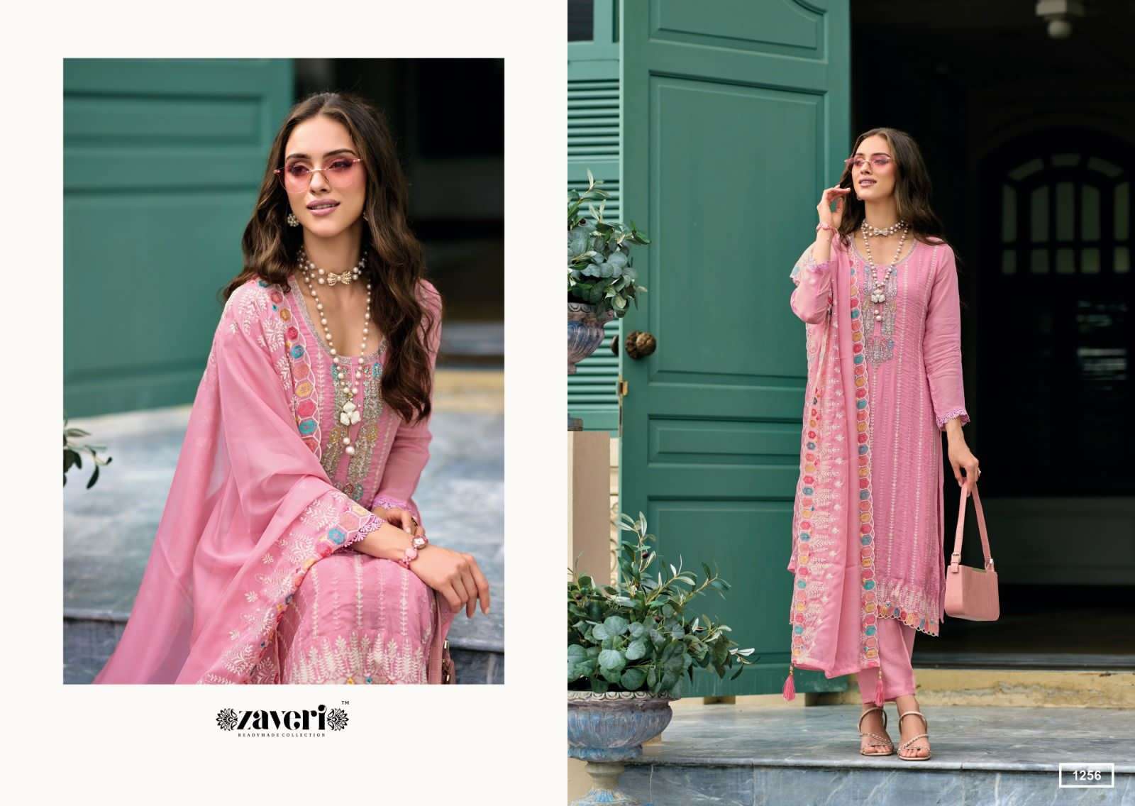 Zaveri Ruaab Soft Organza Designer Ready Made Wholesale catalog