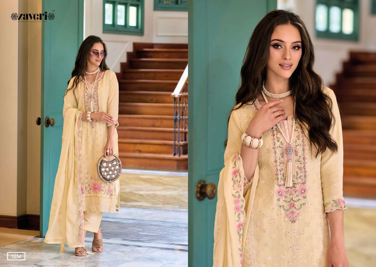Zaveri Ruaab Soft Organza Designer Ready Made Wholesale catalog