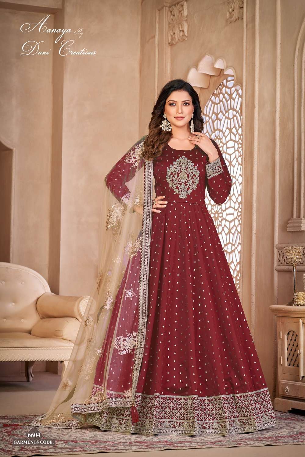 Aanaya Vol 166 Tafeta Butti Designer Salwar Suits Wholesale catalog