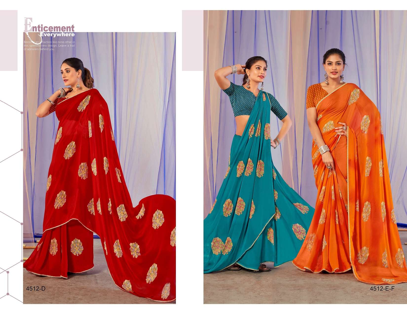 AKANSHA INDER SILK MILLS Saree Wholesale catalog