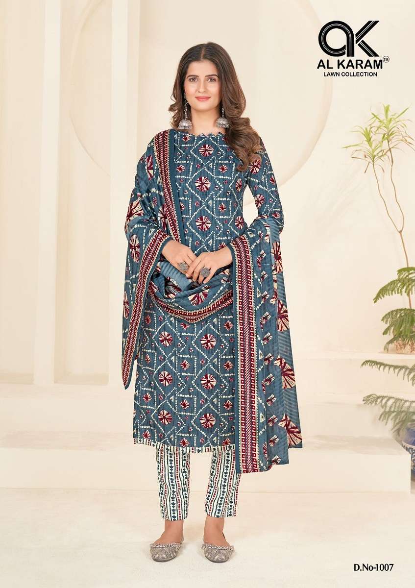 Al Karam Jaipuri Queen – Dress Material -Wholesale Catalog