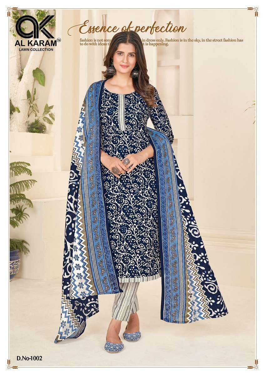 Al Karam Jaipuri Queen – Dress Material -Wholesale Catalog
