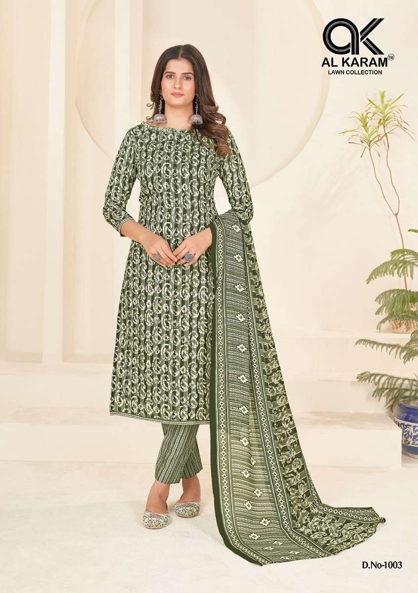 Al Karam Jaipuri Queen – Dress Material -Wholesale Catalog