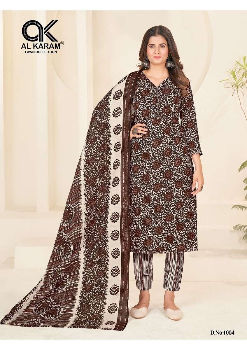 Al Karam Jaipuri Queen – Dress Material -Wholesale Catalog