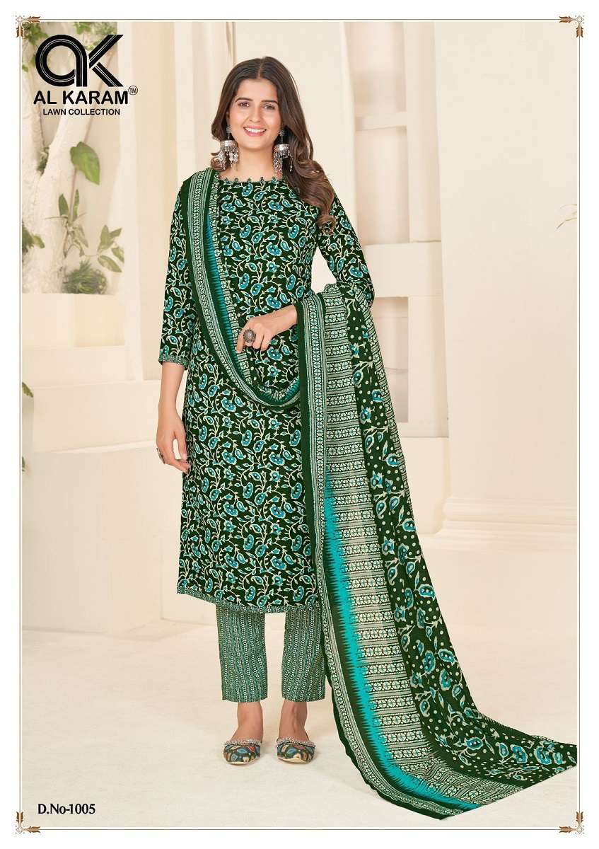 Al Karam Jaipuri Queen – Dress Material -Wholesale Catalog