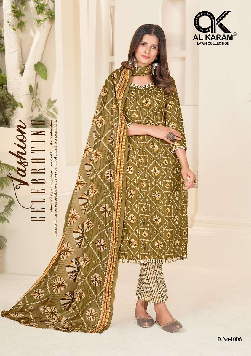 Al Karam Jaipuri Queen – Dress Material -Wholesale Catalog
