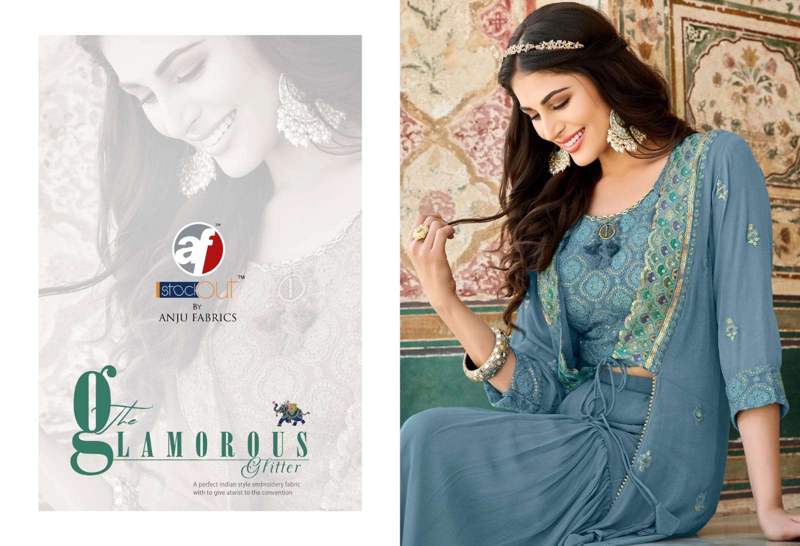 Anju Fabrics Occasion Kurti Wholesale catalog