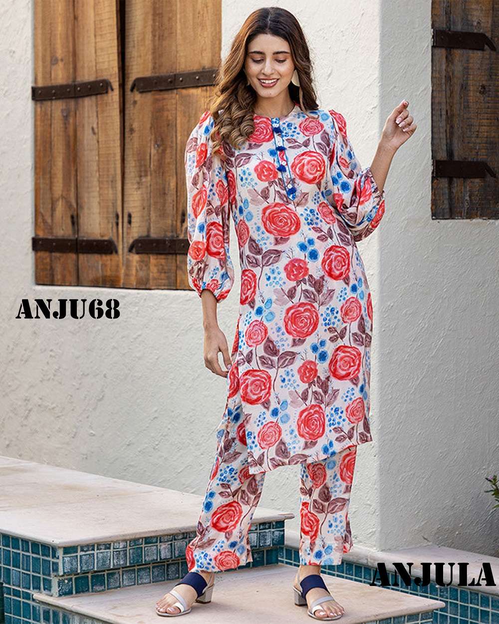 Anjula Vol 4 Casual Wear Kurti With Pant Wholesale catalog