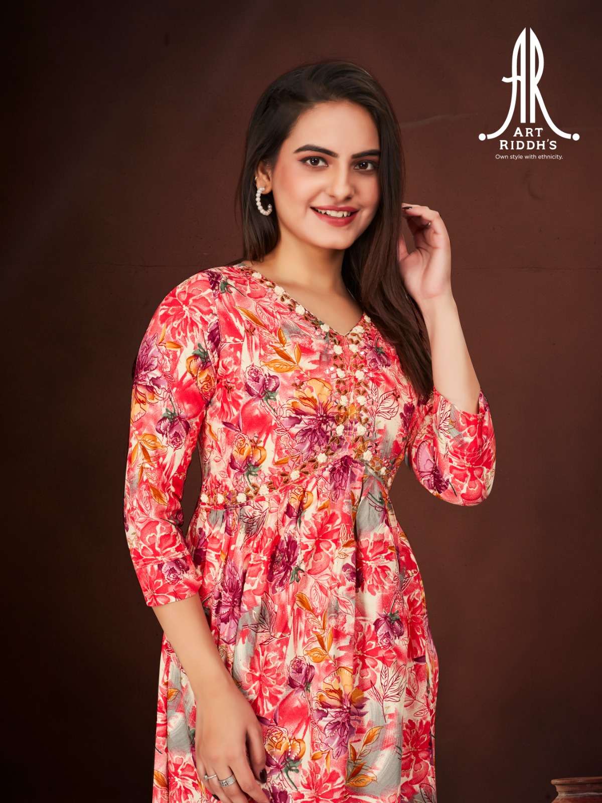 Art Ridh vol-2 ALIYA CUT Kurti Wholesale catalog