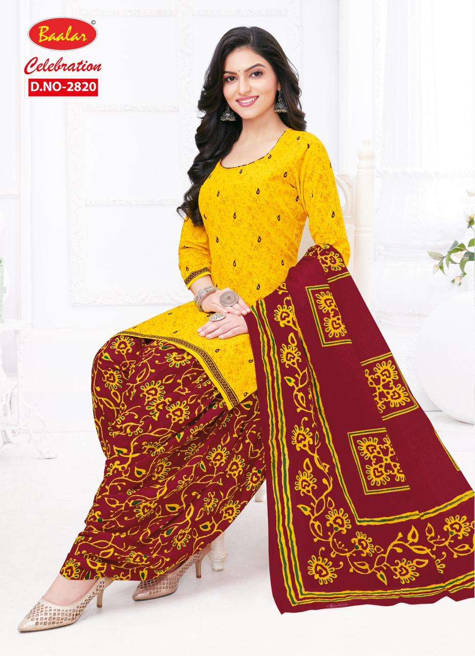 Baalar Celebration Patiyala vol-18 -Dress Material -Wholesale Catalog