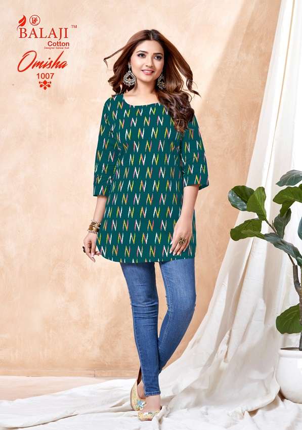 Balaji Omisha Vol-1 -Readymade Short Tops -Wholesale Catalog