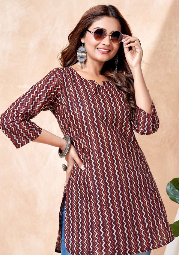 Balaji Omisha Vol-1 -Readymade Short Tops -Wholesale Catalog