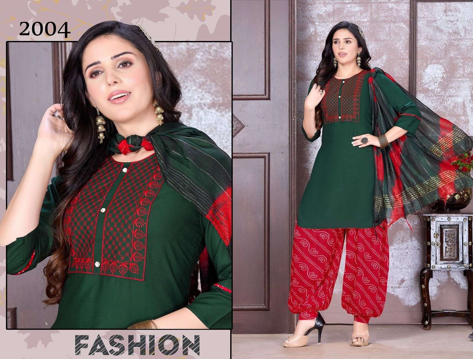 BEAUTY QUEEN AFGHANI Heavy 14 kg Rayon With Embroidery Work Kurti Wholesale catalog