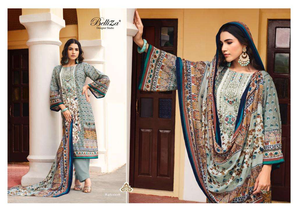 Belliza Naira Vol 21 Cotton Designer Dress Material Wholesale catalog