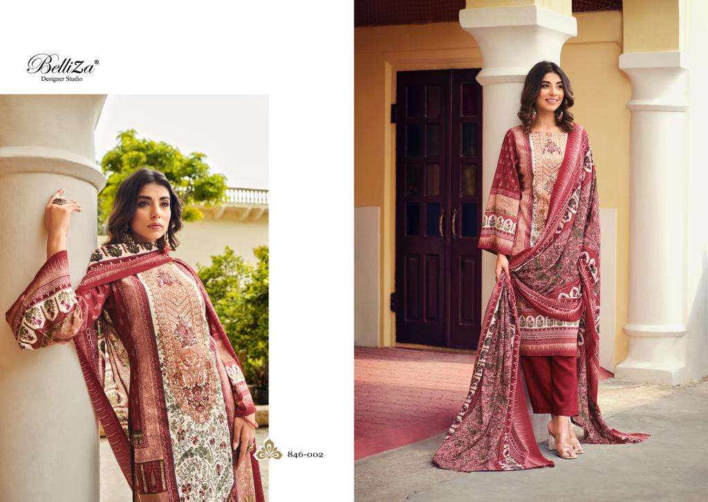 Belliza Naira Vol 21 Cotton Designer Dress Material Wholesale catalog