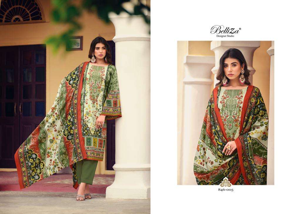 Belliza Naira Vol 21 Cotton Designer Dress Material Wholesale catalog