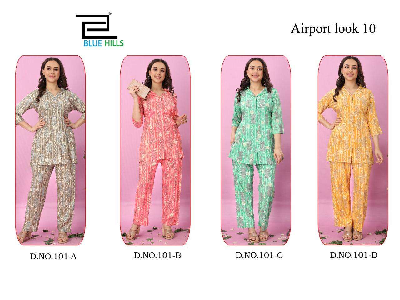 Blue Hills Airport Vol 10 Fancy Co ord Set Wholesale catalog