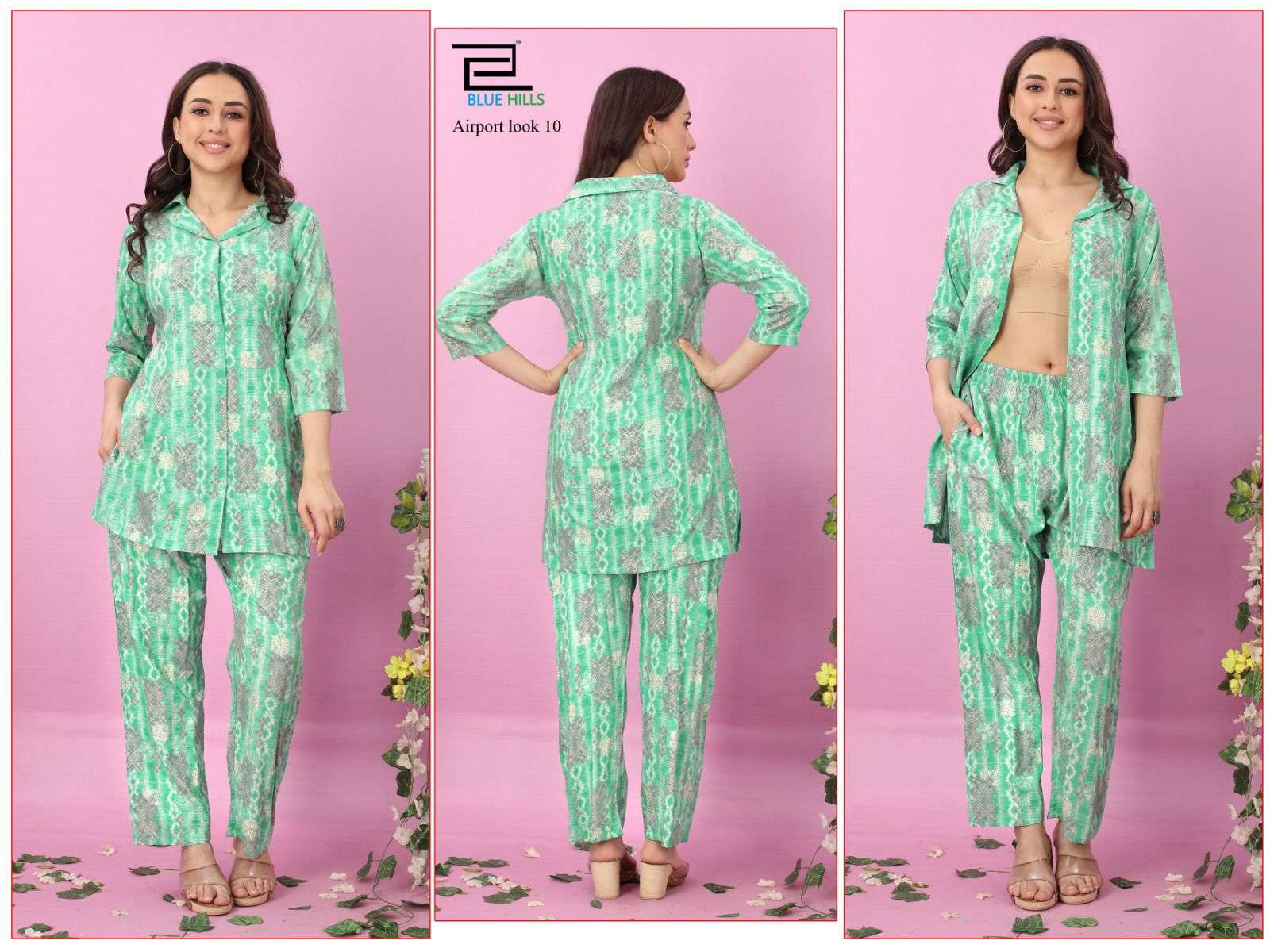 Blue Hills Airport Vol 10 Fancy Co ord Set Wholesale catalog