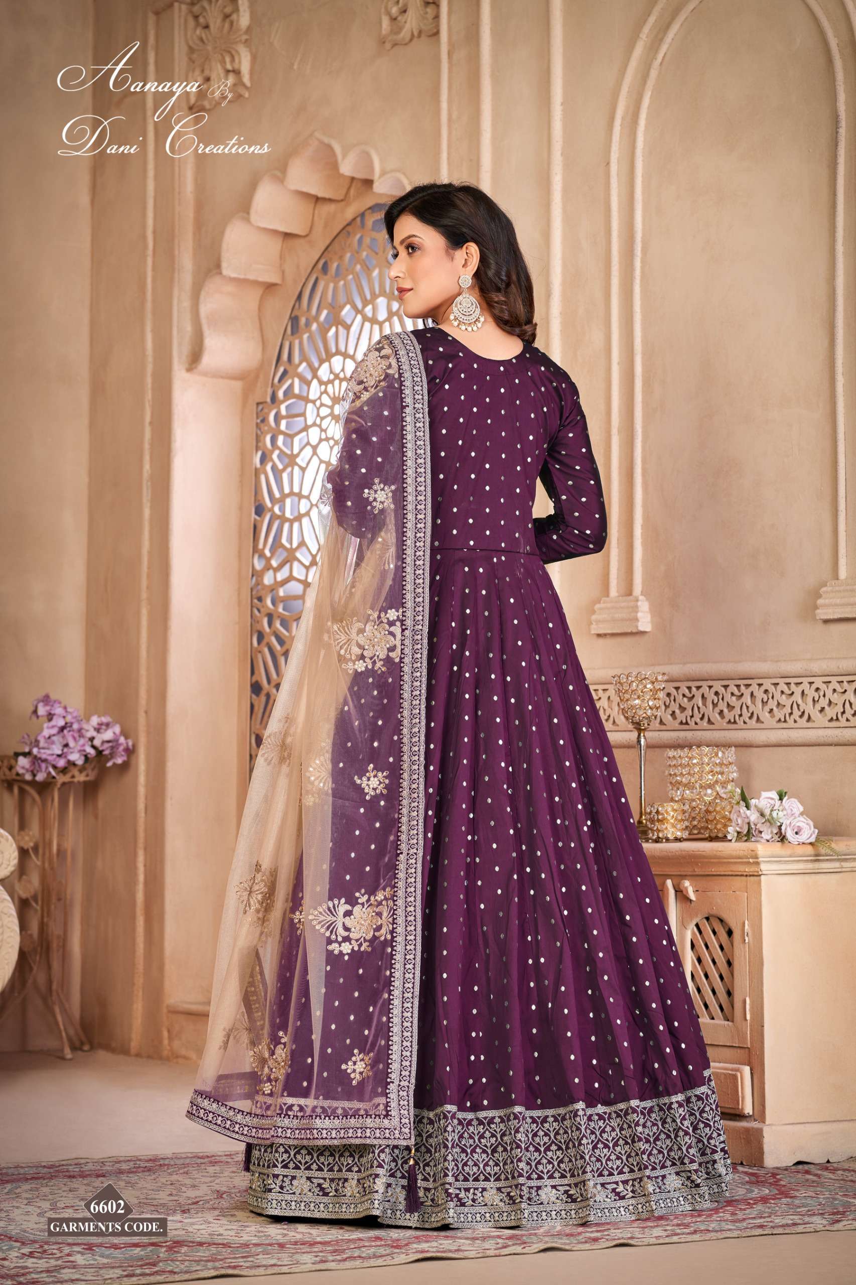 Dani Aanaya Vol 166 Tafeta Butti Innovative Look Indo Wholesale catalog