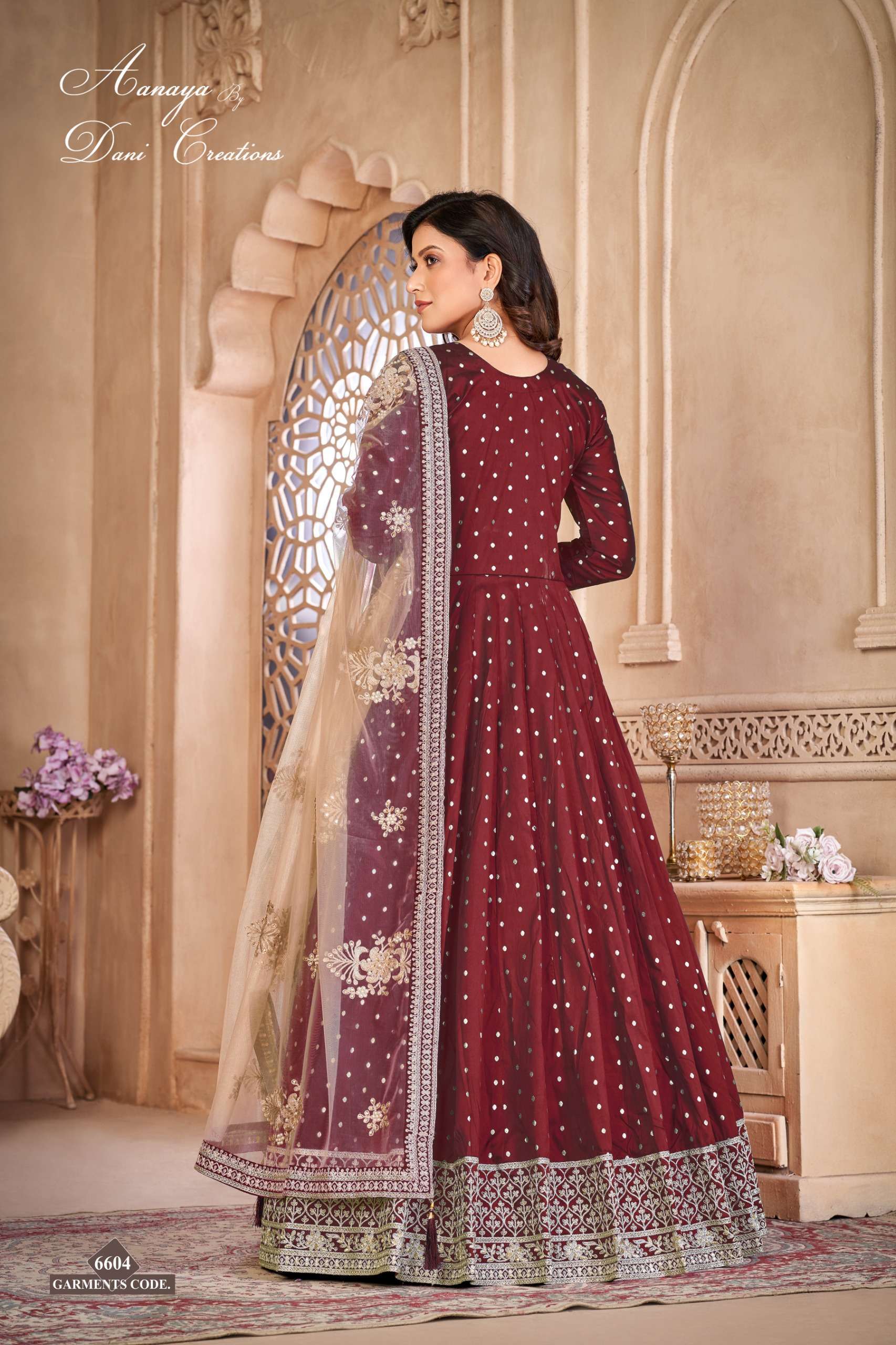 Dani Aanaya Vol 166 Tafeta Butti Innovative Look Indo Wholesale catalog