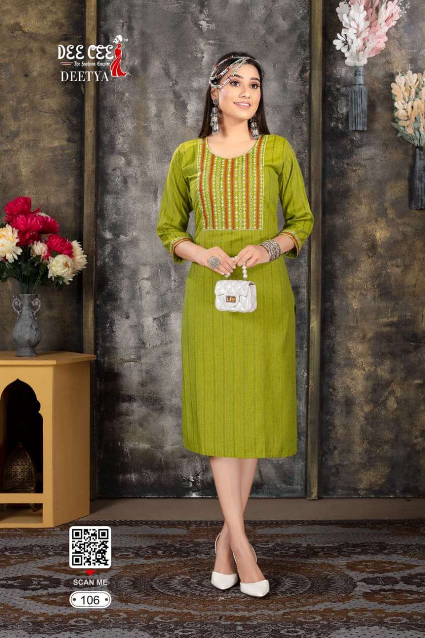DEECEE DEETYA Kurti Wholesale catalog