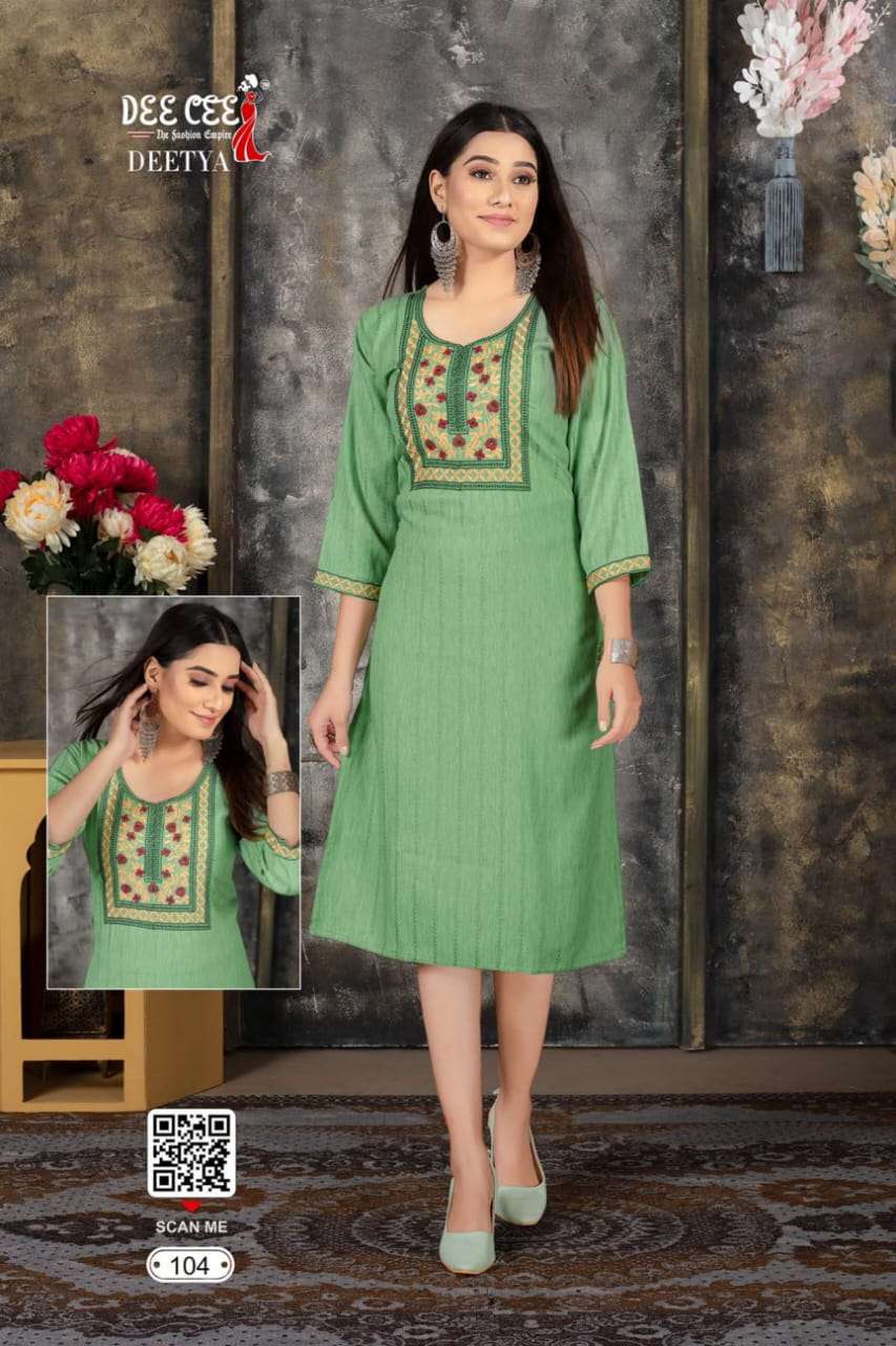 DEECEE DEETYA Kurti Wholesale catalog