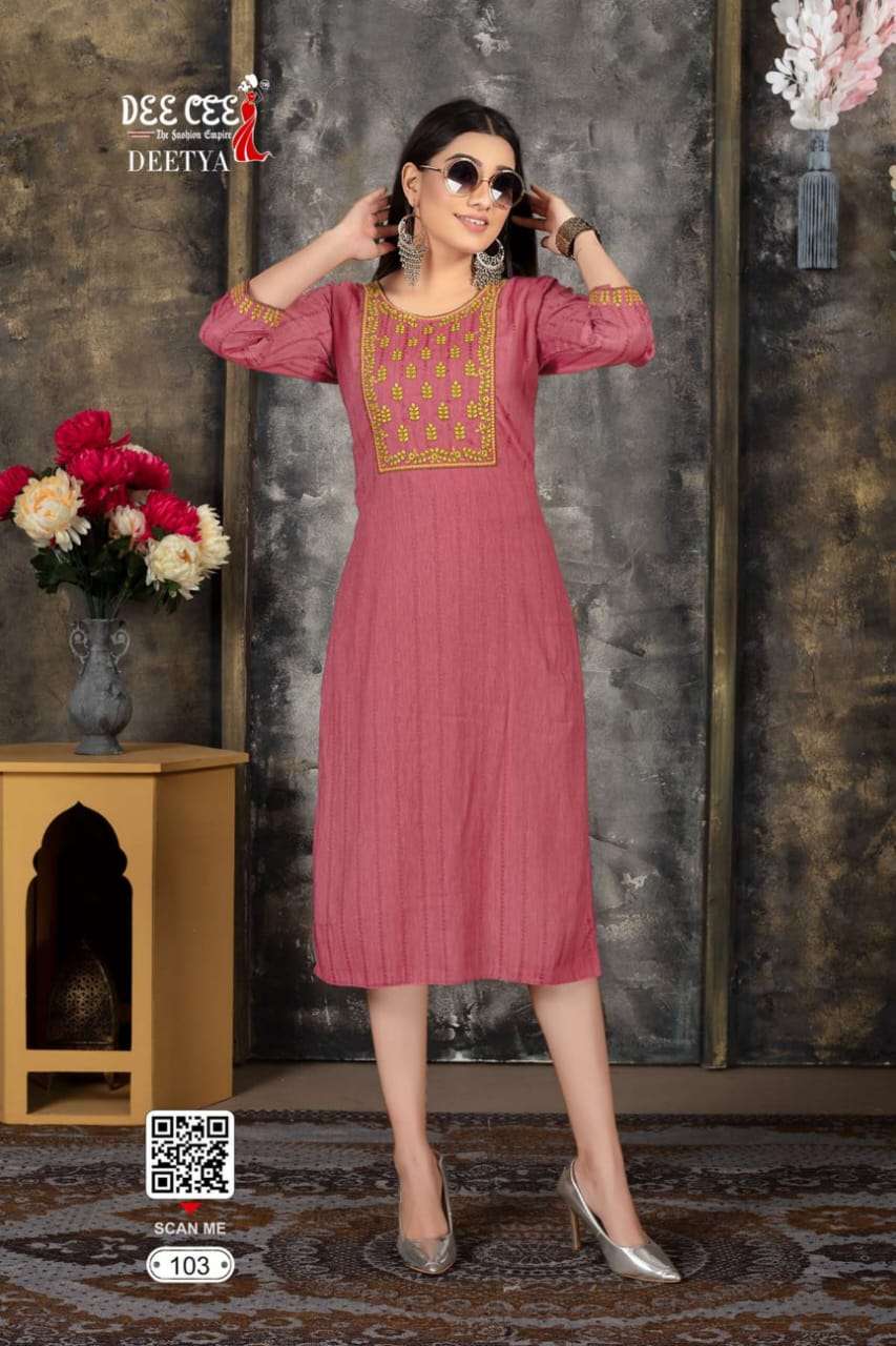 DEECEE DEETYA Kurti Wholesale catalog